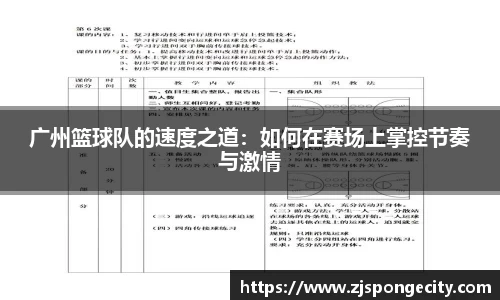 广州篮球队的速度之道：如何在赛场上掌控节奏与激情